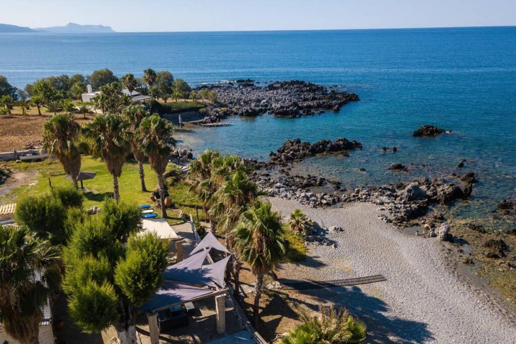 Villa Proto Helidoni - A Cozy Beachfront Villa Pétresz Kültér fotó